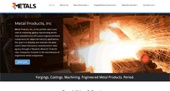 Desktop Screenshot of metalproduct.com